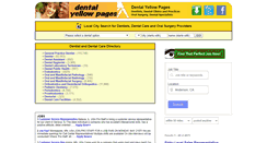 Desktop Screenshot of dentalyellow.com