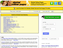 Tablet Screenshot of dentalyellow.com